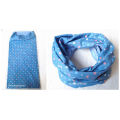 Style sans couture Polka DOT Impression Filles Snowboarder Bandana, microfibre Outdoor Sports Bande multifonctionnelle